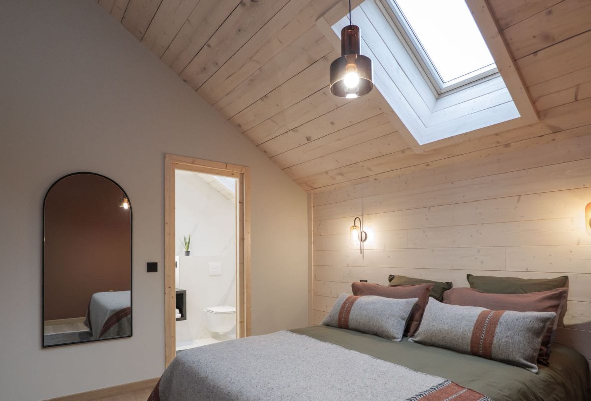 rental accomodation chamonix mont-blanc hyttalodge rooms luxe kitchen